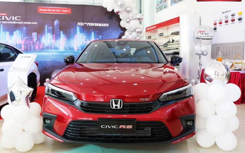 Giá Lăn Bánh Honda Civic RS 2019 Màu Đỏ Nhập Khẩu Nguyên Chiếc Tại Honda  Bình Tân Phước Thành  YouTube