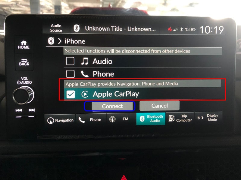 kết nối apple carplay
