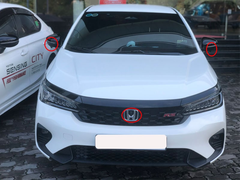 camera cặp lề honda city